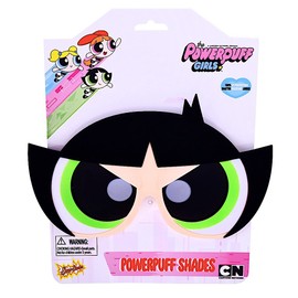 Sun-Staches Power Puff Girls Sunglasses |Buttercup Costume Accessory | UV 400 | One Size Fits Most