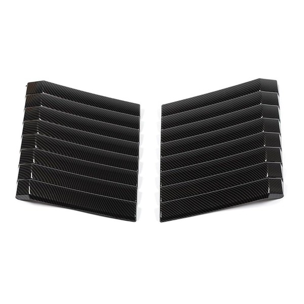 MNMSYH Hood Engine Air Vent Outlet Cover Trim Bezels Carbon