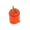 Leviton 515PV-OR 15 Amp, 125 Volt, Grounding Plug, Orange