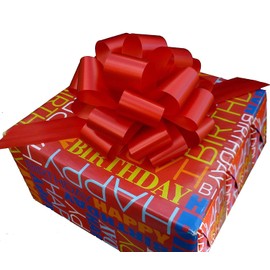 Hot Lava Red 5.5 Inch Pull Bows - Set of 10