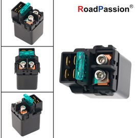 Road Passion Motorcycle Starter Relay Solenoid ZZR600 2005-2008 ZX600p 2007-2008 ZR1100 ZRX1100 1999-2000 ZR1200 ZRX1200 2001-2005 KSV700 KFX 2006-2009 KSV700 V-Force KVF700 Prairie 2004-2006