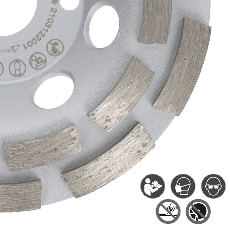 PRODIAMANT Premium PDX829.025 Diamond Grinding Cup Wheel 125 22.2 Silver
