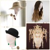 CHADWICK Mannequin Head Wall Mount, Hanging Wig Stand for Wigs,