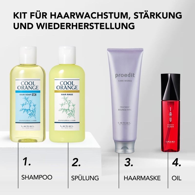 Rubel Cool Orange Hair Soap, 6.8 fl oz (200 ml)