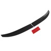 3pcs Rear Trunk Spoiler Kit ABS Adjustable Wearproof Heat Resistant