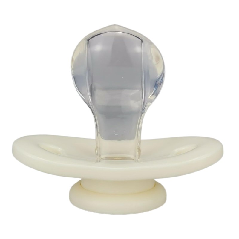 WhisperWilds Adult Sized Pacifier Magic Bunny Pattern Cute Printed White