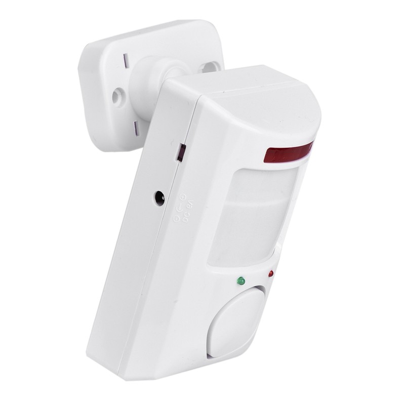 105dB Wireless Alarm System Infrared Motion Sensor Detector Wall Alert