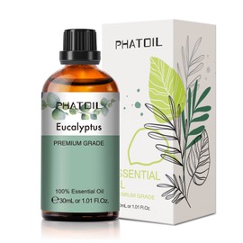PHATOIL Eucalyptus Essential Oil 30ML, Pure Eucalyptus Essential Oils for Diffuser, Humidifier, Aromatherapy, Sleep, Relax