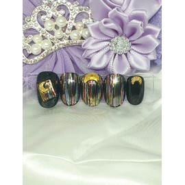 Jazz Cafe Handmade Nail Tips - Short Round Square / 재즈까페 수제네일팁 - 숏라운드스퀘어
