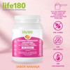 Life180 Colágeno Hidrolizado Biotina Vitamina Sabor Naranja 333g
