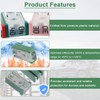 DAOKAI Slotted Automotive Car Fuses,Mini Shaped Cartridge Fuse Kit 40A