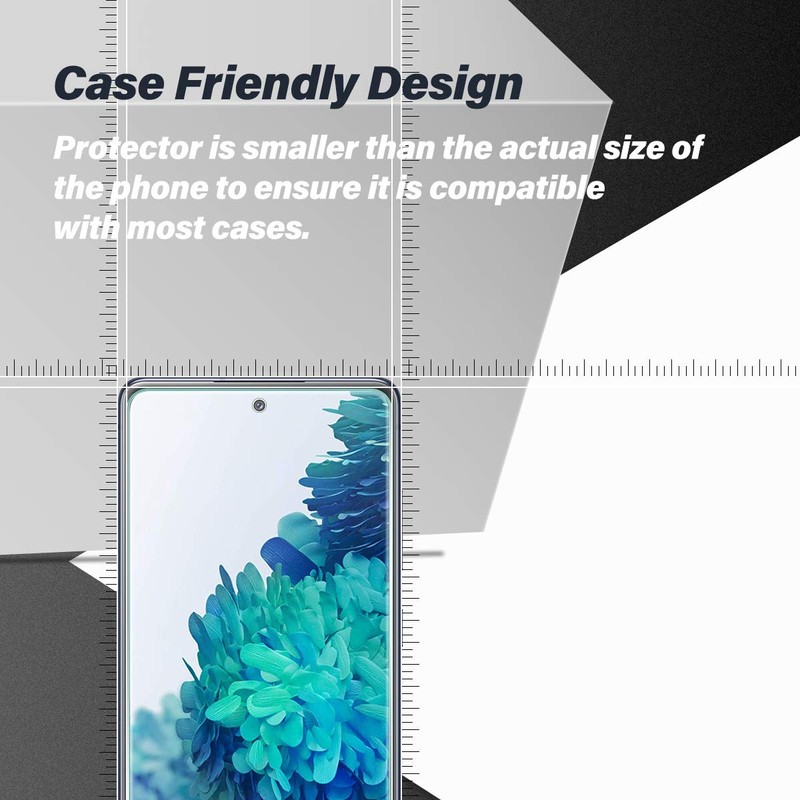 BIGFACE Galaxy S20 FE Tempered Glass Screen Protector + Camera