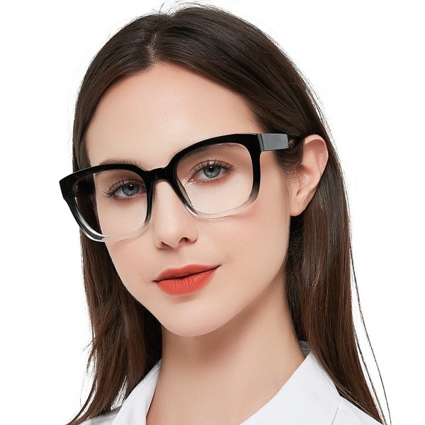 MARE AZZURO Large Square Reading Glasses 2.0 Women Oversized Readers