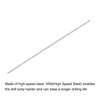 sourcing map 2 pieces HSS twist drills (high speed steel)