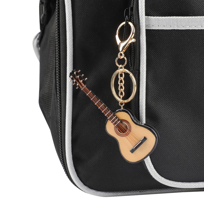 MoonEmbassy Keychain, Guitar, Miniature Guitar, Musical Instrument Gift with Case