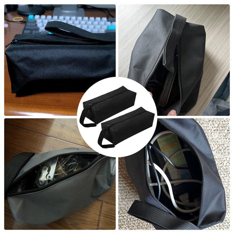 Pack of 2 Tool Bag Small Empty, Portable Tool Bag