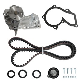 Engine Timing Belt Kit with Water Pump For Ford Escape 2013-2015, For Fusion 2013-2014, For Transit Connect 2014-2015, For Fiesta 2014-2019 - DOHC L4 1.6L