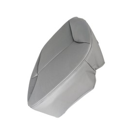 WFLNHB Driver Side Bottom Seat Cover Gray Leather Replacement for 2002-2008 E150 E250 E350 E450 E550