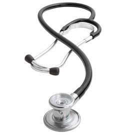 ADC Adscope 647 Sprague-1 Lightweight Single-Tube Stethoscope with 5 Interchangeable Chestpiece Options, 31.5 inch Length, Black