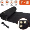 AofeiGa 180GSM 6ft x 50ft Fence Privacy Screen Heavy Duty