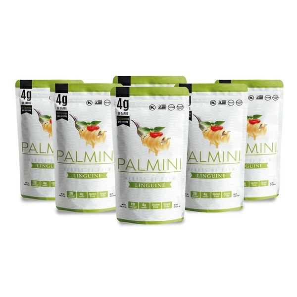 Palmini Low Carb Linguine | 4g of Carbs | As Seen On Shark Tank | (12 Ounce - Pack of 6)