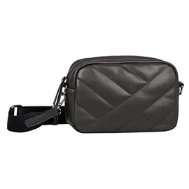 TOM TAILOR Women's Bags Yana Shoulder Bag Handbag Medium Silver, dark grey