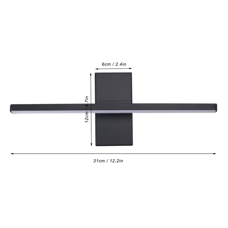 Wall Lamp 330° Rotating Iron Modern Simple Warm Light Hardwired