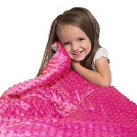 Super-Soft Kids Weighted Blanket 5 Pounds - Weighted Blanket for Kids with Easy to Clean, Washable Minky Cover - 36x48 Inches 5lbs Small Heavy Blanket for Girls and Boys