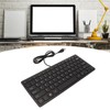 USB Wired Keyboard 78 Keys Ultra Thin Mini Portable Anti