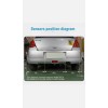 Ekylin 4 Parking Sensors LED Car Auto Backup Reverse Rear
