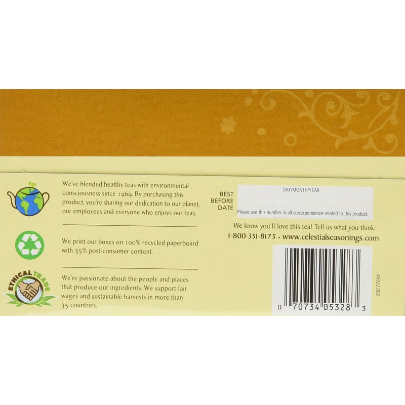 Celestial Seasonings Bengal Spice Tea, 40 Count (Pack of 2)