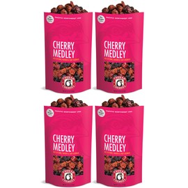 Chukar Cherry Medley – Dried Bings, Rainiers & Tarts from the Pacific Northwest | No Added Sugar, Sulfites or Preservatives, Non-GMO, No Artificial Ingredients (4 Bags)