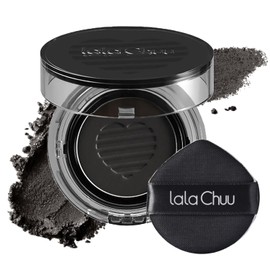 LALACHUU Perfect Mini Hairline Powder, the revolutionary solution for concealing hair loss instantly, Root Touch Up for Women & Men. Stain Proof for 120 hours 0.14 Ounce (Natural Black)