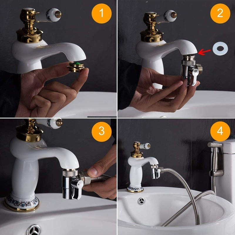 PureSec DV09 Kitchen and Bathroom Sink Faucet Diverter Valve with