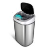 NINE_STARS Infrared Motion Sensor Trash Can 21 Gal. with Auto-Open