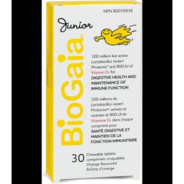 BioGaia Junior Probiotic Vit D 30 Tablets