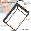 Tobegiga 4X Full Page Magnifying Glass for Reading, Lightweight Rectangular