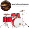 Cymbal Replacement Accessories, 21-Piece Drum Felt Accessories, Drum Felt Pad,