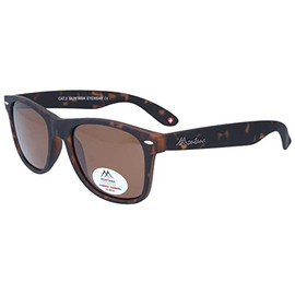 Unisex Montana Eyewear MP1B-XL Polarising Sunglasses Made of Matte Plastic in Havana - Brown