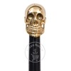 Safa Black Wooden Skull Stick Vintage Gift for Men