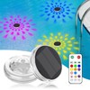 ivotow Pool Lights,Solar Rechargeable Floating,Pool Lights That Float with Remote