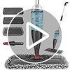 Spray Mop for Floor Cleaning with Washable Pads, Microfiber Wet