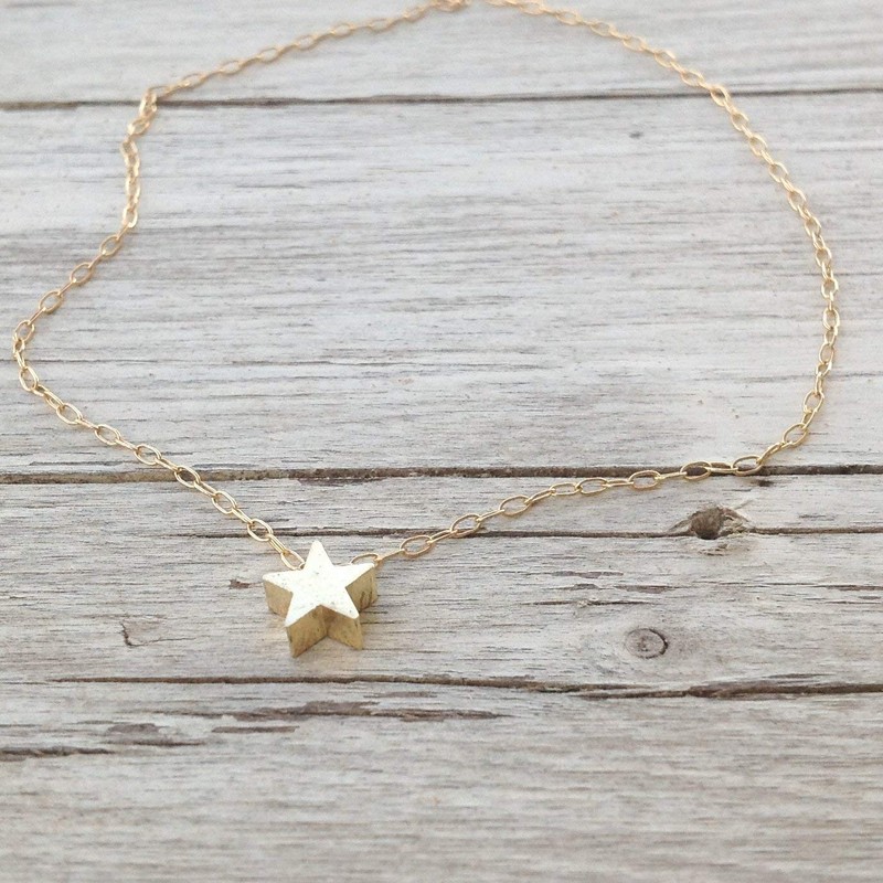 Tiny Star 14k Gold Filled Anklet Bracelet