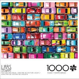 Buffalo Games - Lars Stewart - Toy Car Spectrum - 1000 Piece Jigsaw Puzzle for Adults Challenging Puzzle Perfect for Game Nights - Finished Puzzle Size is 26.75 x 19.75