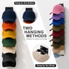 QEEYON 2 Pack Hat Organizer For Baseball Caps, Wall Mounted