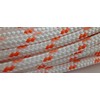 5/16 x 200 ft.Double Braid-Yacht Braid Polyester Rope Hank.White/Orange