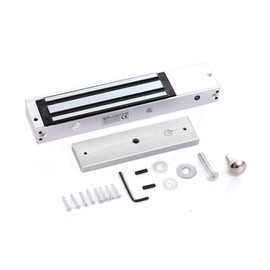 Ares Vision 500KG 1200LBS of Holding Force Electromagnetic Commercial Lock 12V, LED Indicator When Closed NO/NC Options,for Out Swinging Single Door