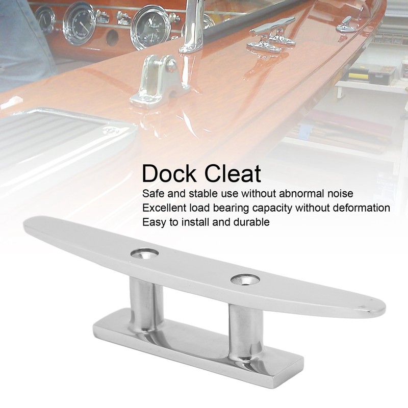 2PCs Boat Cleat Open Base 5in Universal Fit for Watercraft