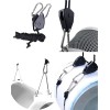 WYZM Heavy Duty Rope Ratchet Hanger, Reinforced Metal Internal Gears