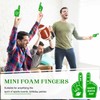 Foilswirl 24 Pack Foam Finger Cheerleading Foam Hand Sports Themed